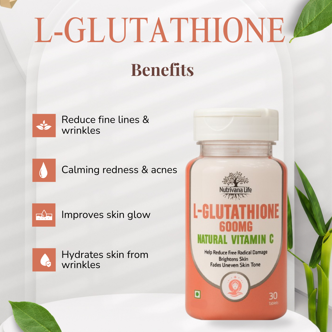 Nutrivanaa Life L-Glutathione with Natural Vitamin C