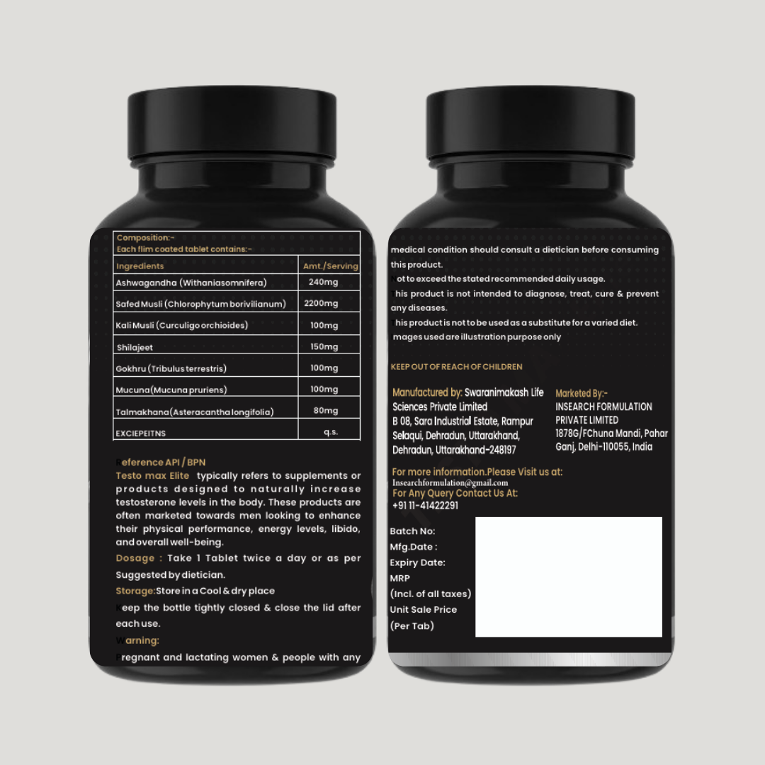 Nutrivanaa Testo Max Elite for Men