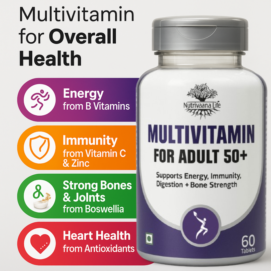 Nutrivanaa Life Multivitamin for Adults 50+