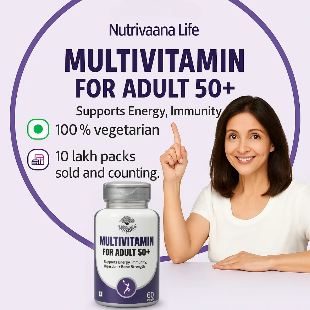 Nutrivanaa Life Multivitamin for Adults 50+