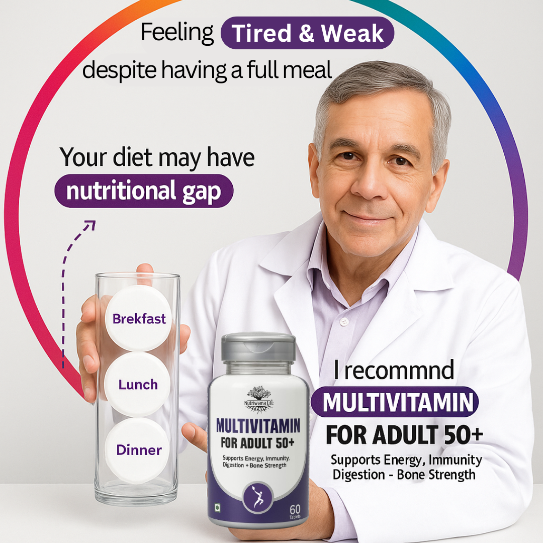Nutrivanaa Life Multivitamin for Adults 50+