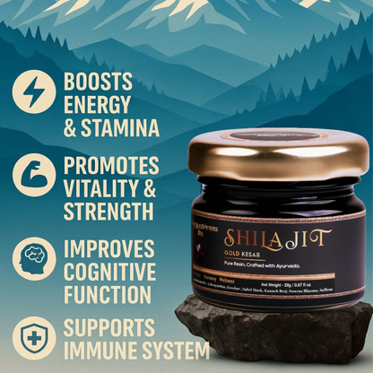 Nutrivanaa Pure Shilajit Gold Kesar Resin