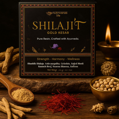Nutrivanaa Pure Shilajit Gold Kesar Resin