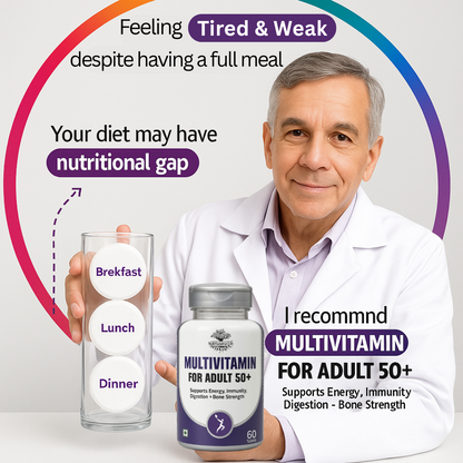 Nutrivanaa Life Multivitamin for Adults 50+